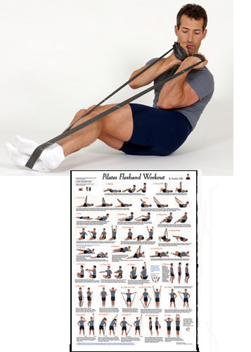 Medium resistance six-foot Pilates Flexband
